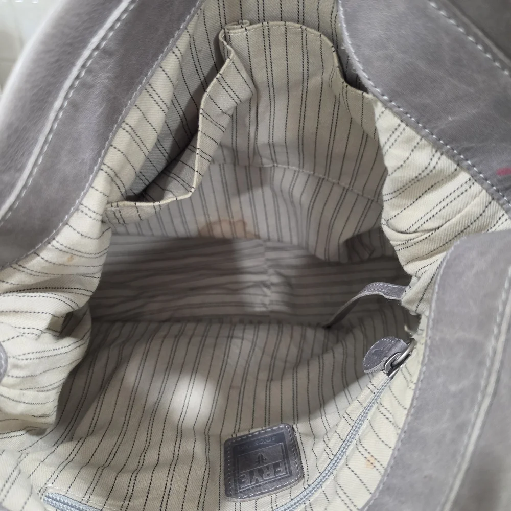FRYE MELISSA LEATHER HOBO BAG